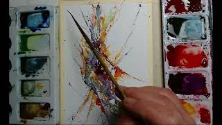 Express Yourself & Relax – Abstract Watercolor Painting as You Please!