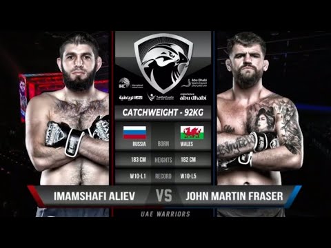 GUERREROS DE LOS EAU 64 - 🇷🇺 IMAMSHAFI ALIEV VS 🏴󠁧󠁢󠁷󠁬󠁳󠁿 JOHN MARTIN FRASER