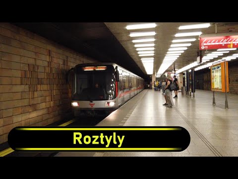Metro Station Roztyly - Prague 🇨🇿 - Walkthrough 🚶