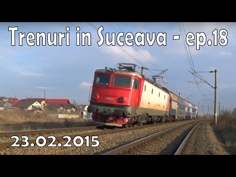 Trenuri Suceava - 23.02.2015 - Trains in Suceava (ep.18)