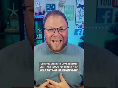 Thumbnail for Carnival Dream- 8 Days Bahamas! Great Itinerary! #travel #cruise #fun #vacation @Carnival