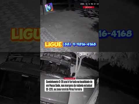 Caminhonete D-20 é furtada durante a madrugada na zona rural de Pires Ferreira
