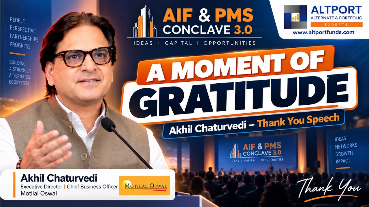 A Moment of Gratitude | Akhil Chaturvedi – Thank You Speech
