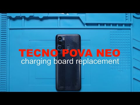 TECNO POVA NEO - charging board replacement basic DIY tutorial for beginners