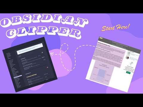 Obsidian Clipper - Start Here