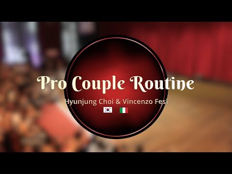 Savoy Cup 2019 - Pro Couple Routine - Hyunjung Choi & Vincenzo Fesi
