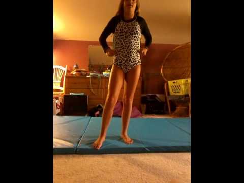 My leos and doing gymnastics 