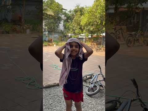 ചൂട് കാരണം ദവറയിൽ വെള്ളം നിറച്ച് 😂❤️