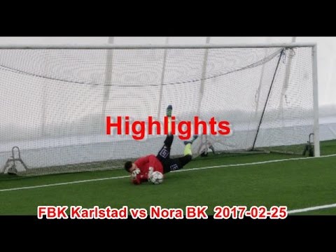 Highlights FBK Karlstad vs Nora BK 2017-02-25