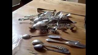 How to identify solid silver items and make some extra cash