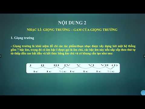 Môn Âm nhạc lớp 7 (chủ đề tháng 1, 2)