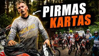 Pakvietė į Enduro turą... nors niekada nevažiavau motociklu