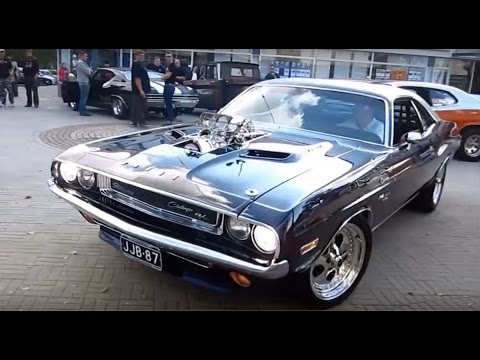 Blown 572 Hemi 1970 Dodge Challenger R/T - V8 sound !