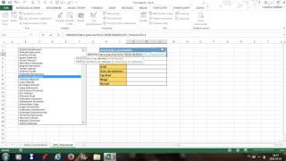 Kontrolki formularza w Excelu - pole listy
