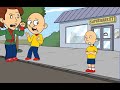 Caillou Meets Not Caillou Not Caillou And Not Boris Get Grounded