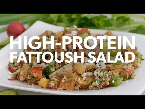 High-Protein Fattoush Salad | Arthritis Friendly Recipes