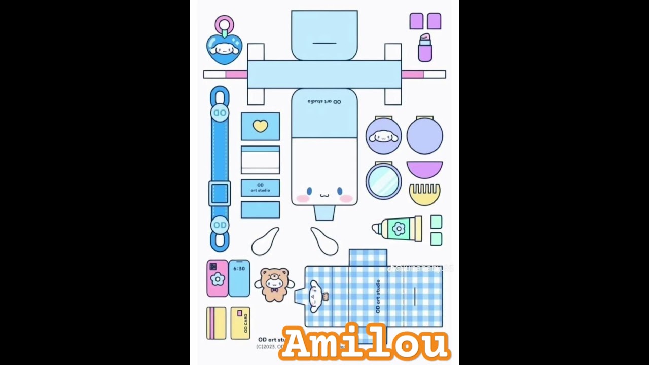 thing to print when you bored! (sanrio crafts) ⟨⟨amilou⟩⟩