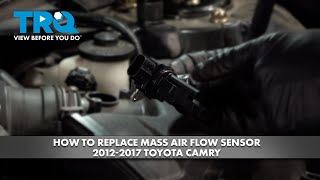 How to Replace Mass Air Flow Sensor 2012-2017 Toyota Camry