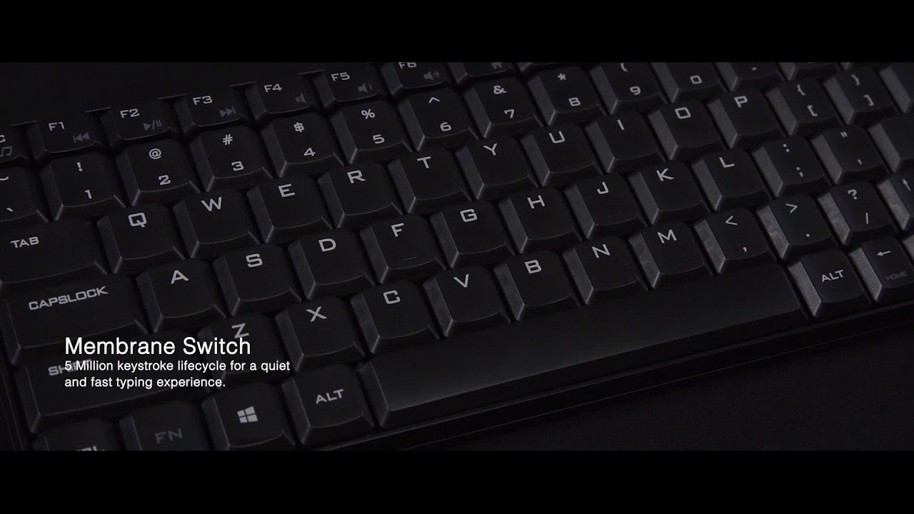 WKB-1100CB - Wireless Spill Resistant Mini Keyboard & Mouse Combo