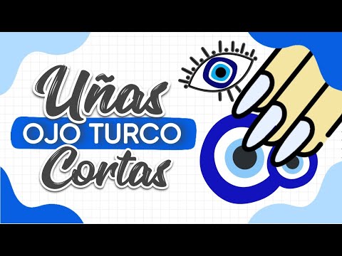 ¡CON EFECTO PERLADO! UÑAS DE OJO TURCO · MANICURA UÑAS CORTAS