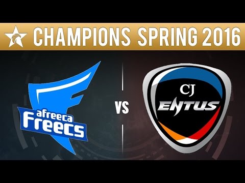 Afreeca Freecs vs CJ Entus - LCK Spring 2016 Game 2