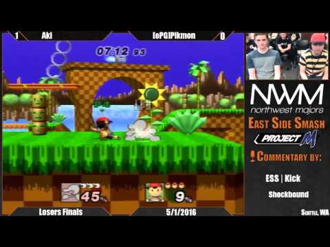 NWM8: GHQ | Aki (Ness) Vs [ePG]Pikmon (GnW) - Losers Finals - Project M