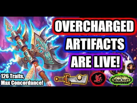 ⚡ How to Overcharge your Artifact Weapon 126 Traits, Max Concordance! 😱⚡