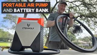 Compact Air Pump for Balls & Tires - ETENWOLF Zephyr S5 - Hands-on Review (Great for Camping)
