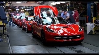 preview picture of video '2014 Chevy Corvette Stingray: Production line'