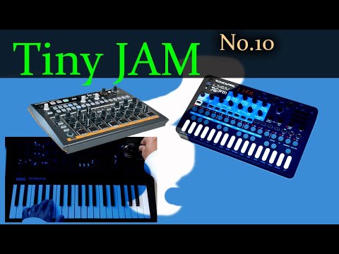 Tiny Jam No.10 Sonicware LIVEN XFM with old friends (Minilogue xd + Drumbrute Impact)