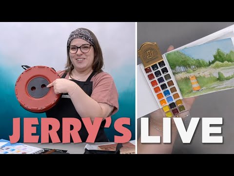 Jerry's LIVE Episode #JL396: Watercolor Plein Air Must Haves