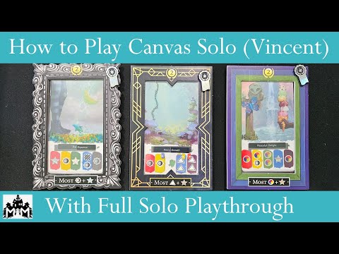 How to Play Painting with Vincent solo mode for Canvas