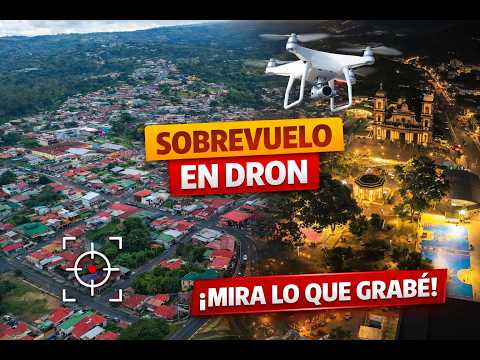 Así se ve Naranjo, Alajuela desde el aire 🌄 |