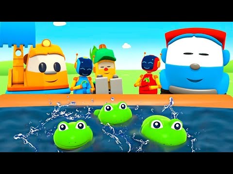 Cinco sapinhos fofinhos! Cante com o Léo! Desenho animado com música infantil