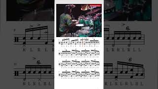 Dennis Chambers Drum Solo with a Click Transcription 📝