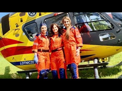 Kobiecy skład w Lotniczym Pogotowiu Ratunkowym w Suwałkach: 1st All Female EMS Flight Crew in Poland