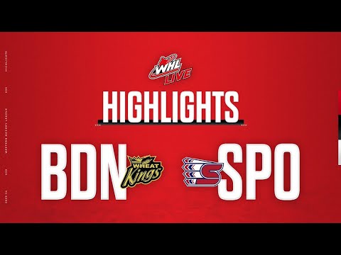 Brandon Wheat Kings at Spokane Chiefs 10/14 | WHL Highlights 2023-24