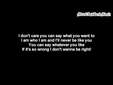 Three Days Grace - So What | Lyrics on screen | HD