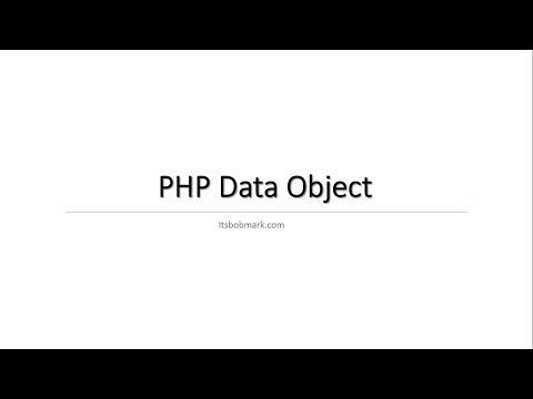 Php Data Objects 1 Database Connection