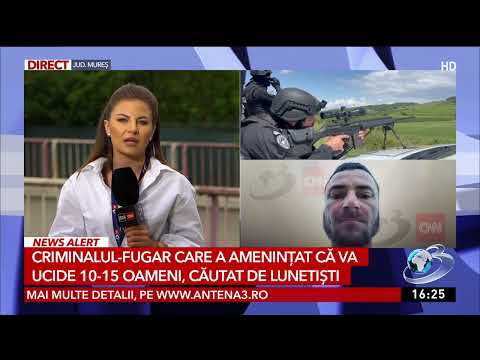 Criminalul-fugar care a amenințat că va ucide 10-15 oameni, căutat de lunetiști