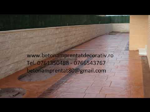 Beton Amprentat Puranii de Sus -Teleorman Tel.0761350488 -0766543767