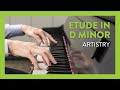 Etude In D Minor Artistry Piano Lesson