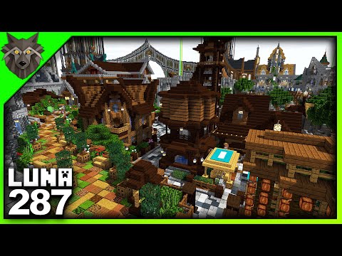 Minecraft Survival 287 | Updating Old Builds! | Power Towers | LUNA SSP Phase 3