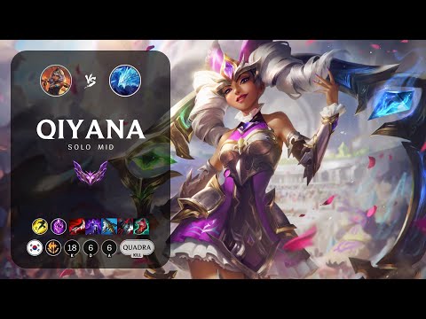 Qiyana Mid vs Anivia - KR Master Patch 13.17