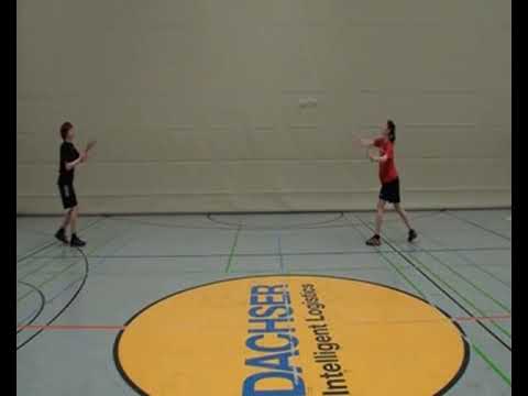 Doppelstunde Handball - 8b Schlagwurf - methodische Reihe Stufe 3 und 4
