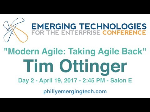 Philly ETE 2017 #21 - Modern Agile: Taking Agile Back - Tim Ottinger