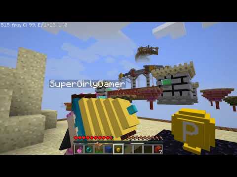 Pat And Jen Popularmmos Minecraft  MARIO LUCKY BLOCK BEDWARS!   Modded Mini Game