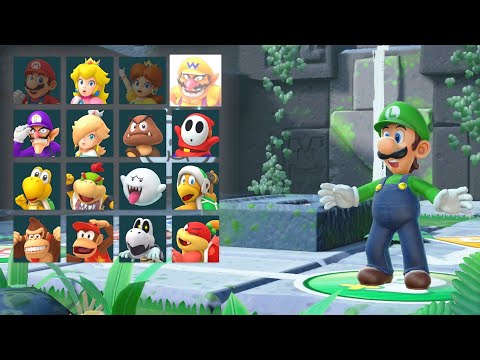 Super Mario Party - Mario Party Mode [2-Players: Bro vs Sis] - Whomp's Domino Ruins!
