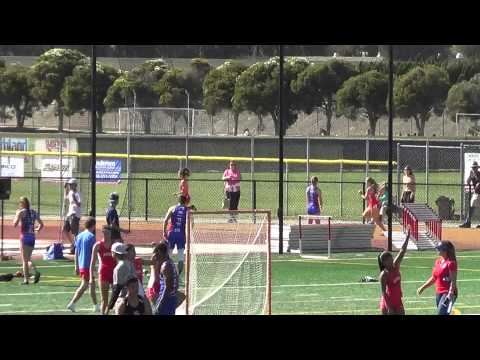 JVG 400m vs HB 4-16-15 - Los Alamitos Girls