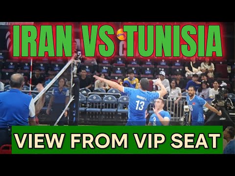 Iran vs Tunisia | CRAZY VIP View! Men World  Volleyball Championship